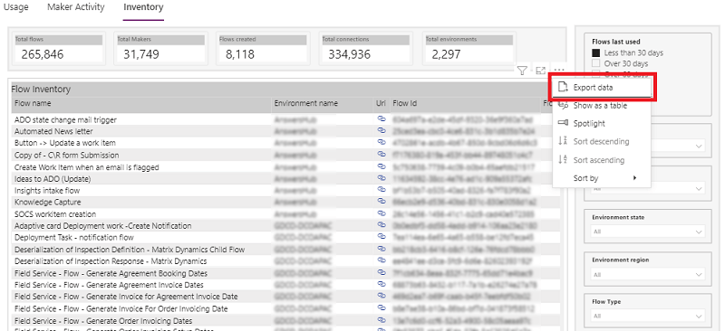 Download Inventory report.